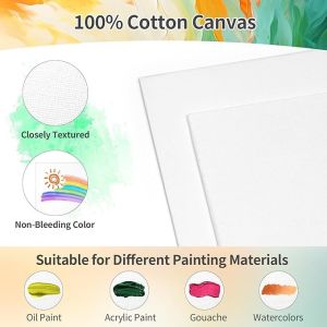 Custom Size Art Canvas Painting Kits DIY Painting Tools For Kids