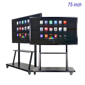 Cheap 4K 350cd/M² All In One Interactive Whiteboard Smart Flat Panel For Classroom And Education for sale