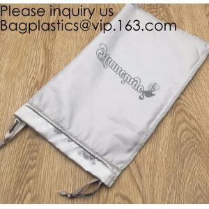 Black Satin Hair Drawstring Bag With Tassels,Pink Satin Hair Dust Bag Cotton