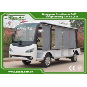 Multi - Purpose Electric Sightseeing Bus Black 11 And 3 Seater
