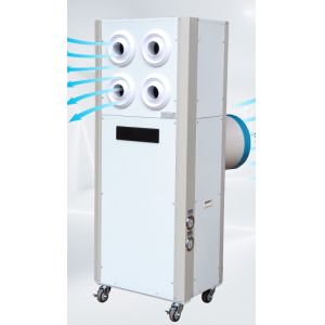 Industrial Cooling Solution Mobile Air Cooler 6500W With Small Footprint