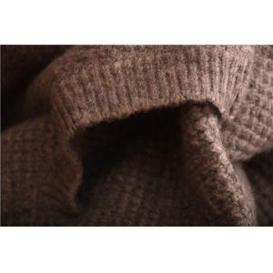 Purple Womens Long Cardigan With Pockets 69% Acrylic 29% Polyester