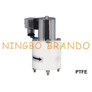 Acid Alkali Resistance Solenoid Valve PTFE 1 1/4'' 1 1/2'' 2'' 2 1/2''