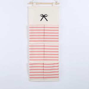 Cheap Puting hanging storage bag pockets organizer door wall chest holder customized red blue stripe for sale