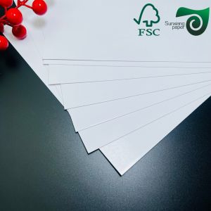 FSC 300gsm Double Side Coated Cardboard For Game Cards 70cm 100cm C2S Art Board