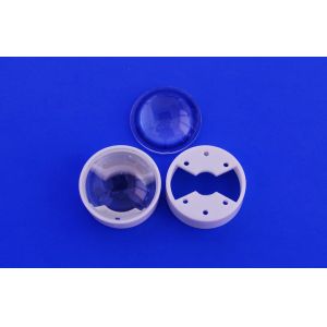 Narrow beam LED Optical Lens , Acrylic Led ball Torch Lens with SSC Edison Chip