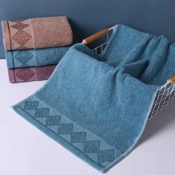 Towel pure cotton absorbent thickened soft plain gift household face towel cotton