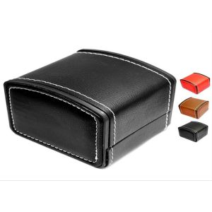 China MDF Core Watch Packing Box Black And White Pu Leather Custom Logo TW-036 on sale