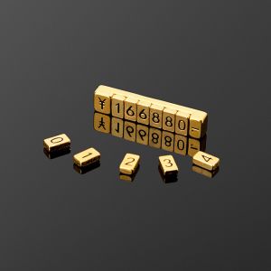 Mini Magnetic attraction Fixed Length Metal Flat Concave Number Price Tag