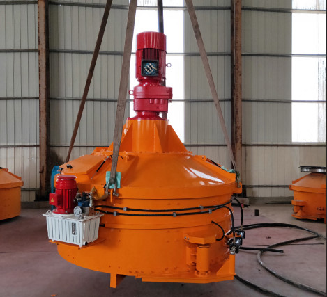 3 Blades Vertical Planetary Concrete Mixer / Concrete Pan Mixer No Hidden