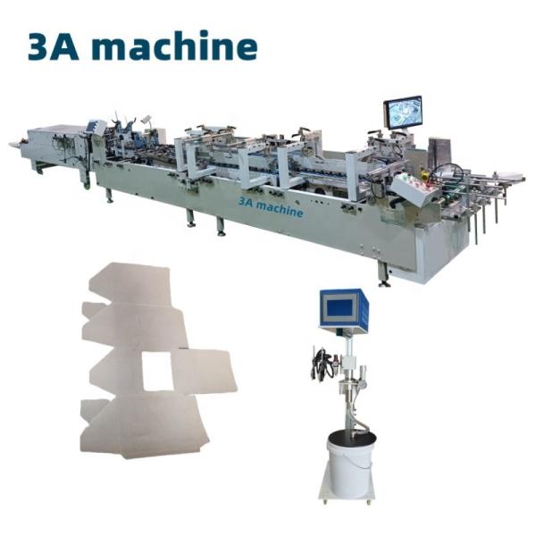10KW CQT-1100 Enhanced Automatic Bottom Lock Folder Gluer for Cardboard Box