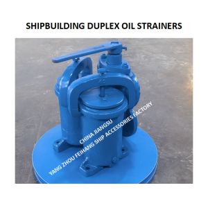 FLANGED CAST IRON DUPLEX OIL FILTER FOR SHIPBUILDING