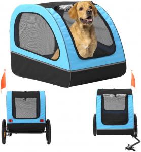 Cheap Dog Trailer, Medium Dog Buggy, Bicycle Trailer for Small and Medium Dogs Under 88 lbs for sale