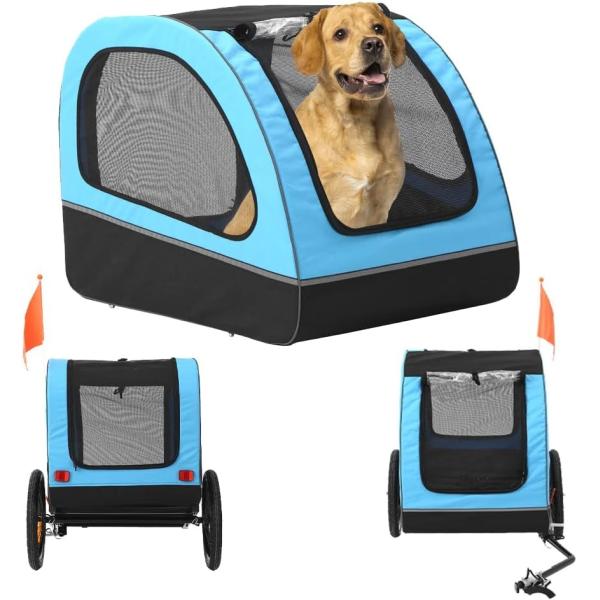 Quality Dog Trailer, Medium Dog Buggy, Bicycle Trailer for Small and Medium Dogs Under 88 lbs wholesale