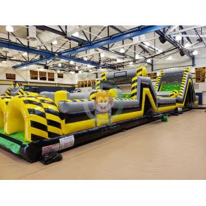 Guangzhou manufacturer inflatable slide inflatable obstacle course for kids