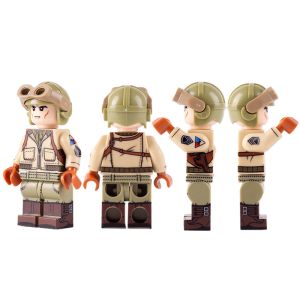 WW2 original army action mini figures marines soldiers US tank soldiers military mini figures