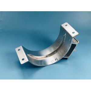 Single Outer Retaining Ring Galvanised Pipe Clamp Fittings For Pipe Support