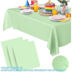 Compostable Table Cloths For Rectangle Tables 73''X104'' Tablecloth For Outdoor,