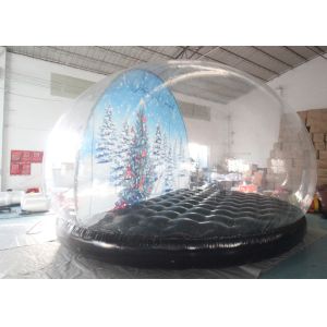 3M 4M Large PVC Christmas Snow Globe Inflatable Snow Globe Ball Photo Booth