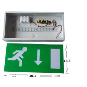 Running Man Rechargeable LED Exit Signs Wall Surface Mounted , CE Certification