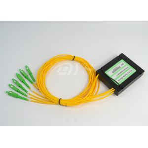 Single Mode SC APC 2*4 PLC Fiber Optic Cable Splitter With SC / APC Connectors