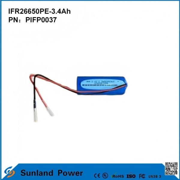 IFR26650PE-3.4Ah 3.2V LiFePO4 Battery Cell For Solar Light Flashlight Circle