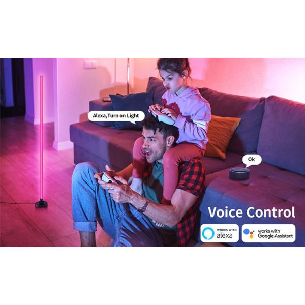 Living Room Infrared RGB Corner Floor Lamp Remote Control With Music Mode