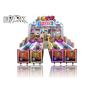 Golden Minecart Carnival Coin Operated Game Machine For Children