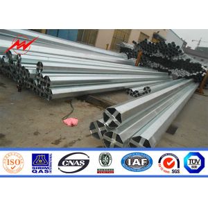 China 4000 Dan Electrical Transmission Poles Hot Dip Galvanized With Accessories on sale