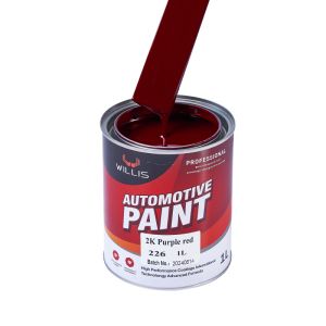 Quick Drying Auto Body Metal Filler 2K Purple Red Auto Paint 2k Spray Paint