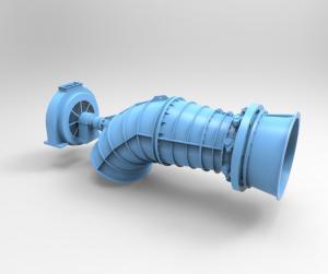 Hydro Power Tubular Turbine Generator with Fixed Blade / Movable Blade Type