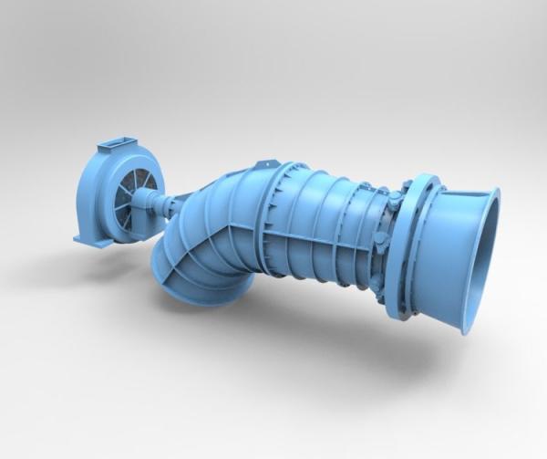 Quality Hydro Power Tubular Turbine Generator with Fixed Blade / Movable Blade Type wholesale