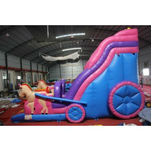 Pvc Material Large Inflatable Slide Display Custom Slide For Adults En14960