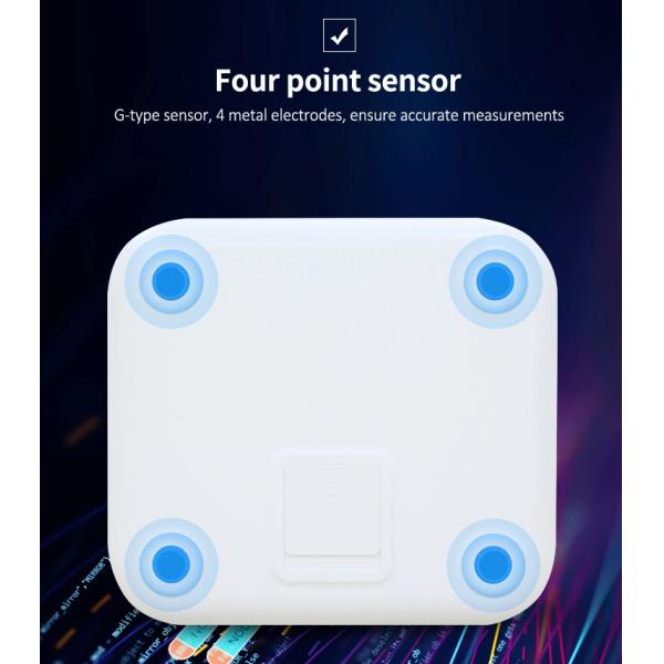 Hidden LED Display Max 180KG Electronic Bathroom Scale