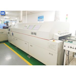 PCB Lead Free 5 Zones SMT Reflow Machine Forced air Coooling Type