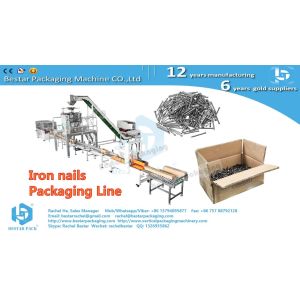 Screw nails hardware packaging solution (Bestar) automatic weighing and filling