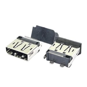 Cheap Brass Terminal Mini Usb Solder DP Socket Connector 2.2mm Feet 15u&quot; Plating for sale