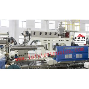 Plastic Lamination Machine Parts / ABS Mono Layer Plastic Sheet Extruder Machine