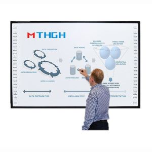 120 Inch Smart Infrared Touch Interactive Whiteboard 10 Points Response 6ms