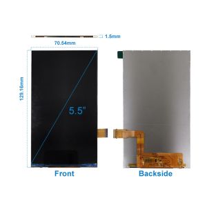 5.5 Inch FHD IPS TFT Resistive Touch Screen Full View Angle 1080P MIPI Interface