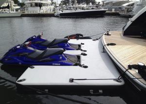 Cheap Drop Stitch Float Platform Inflatable Yacht Slides Watercraft Dock Customized Size for sale