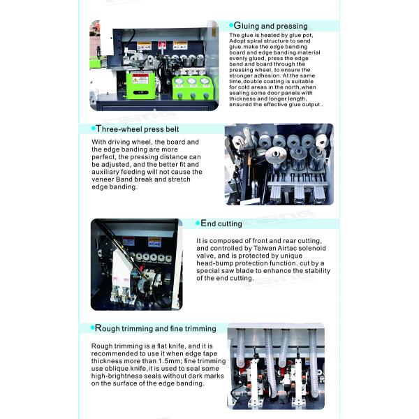 Woodworking Auto Edge Bander with CE Certification SKY530 and Customized Voltage