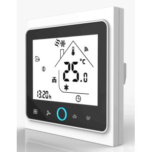 Cheap Commercial Digital Fan Coil Unit Thermostat Ceiling Mount CE Certification for sale