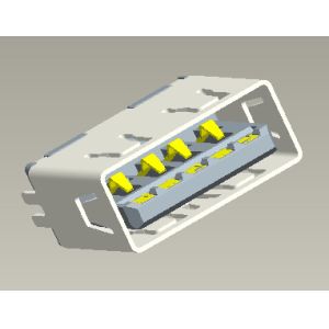 1.0Amp High Speed Usb 3.0 A Connector 11.5mm Vertical 180° SMT Type