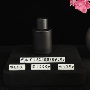 Sturdy High Contrast Stable Triangular 5x3mm Mini Price Tag Cubes for Elegant