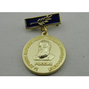 3D Iron or Brass / Copper Custom Awards Medals with Die Casting, High 3D and