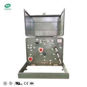UL Listed 167kVA Single Phase Pad Mounted Transformer 13800V To 120V Oil