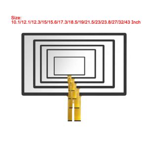 22inches PCAP Infrared Touch Screen Panel Customize With 3M Microtouch