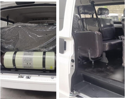 4.5m CNG Haise Van 11- Seat Van Minibus Suitable For Urban Transportation