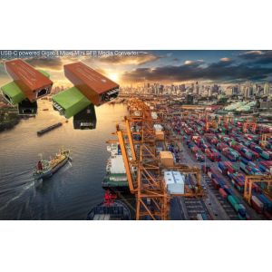 USB 3W 1310nm SFP Media Converter DC 5~15V For Gigabit